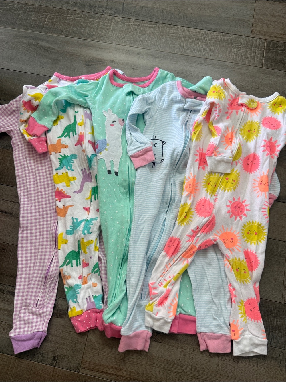 Carter's Pastel Sleep Sacks in Mint, Pink, Lavender & Pale Blue